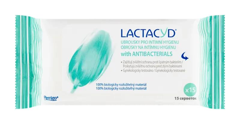 Lactacyd Ubrousky pro intimní hygienu, 15 ks