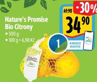 Nature's Promise Bio Citrony, 500 g