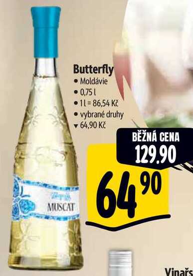 Butterfly, 0,75 l 