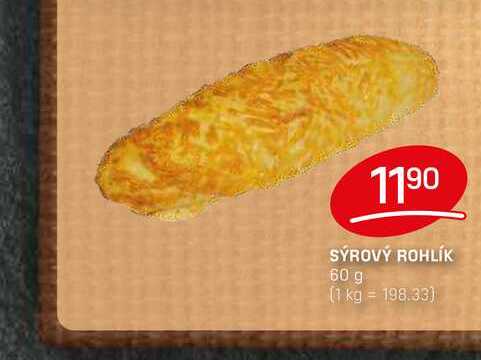 SYROVÝ ROHLÍK 60 g