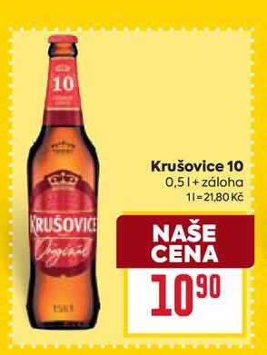 Krušovice 10 0,5l