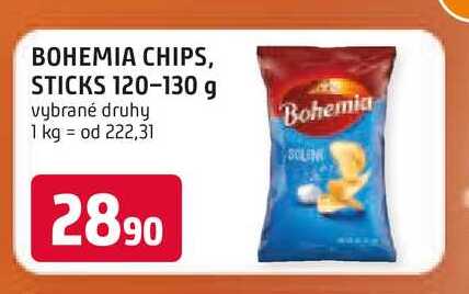 BOHEMIA CHIPS, STICKS 120-130 g 