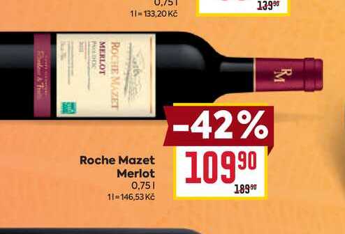 Roche Mazet Merlot 0,75l