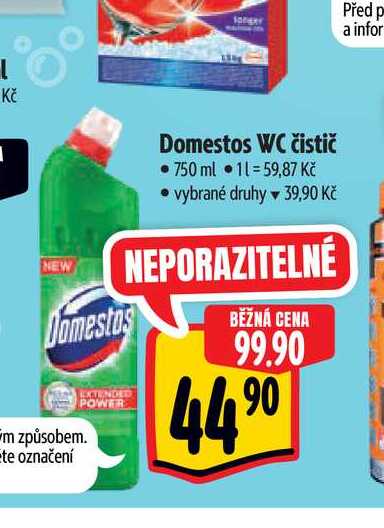  Domestos WC čistič  750 ml  