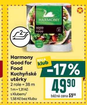 Harmony Good for klub Food Kuchyňské utěrky