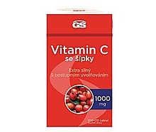 GS Vitamin C1000 se šípky 100 + 20 tablet