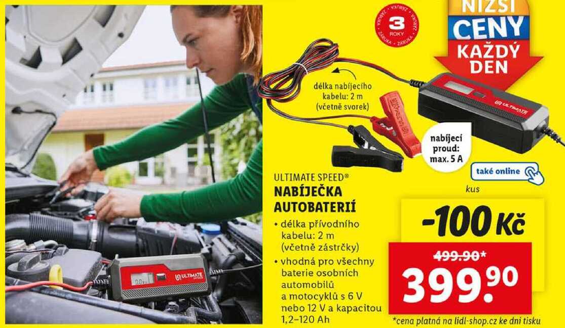 NABÍJEČKA AUTOBATERIÍ