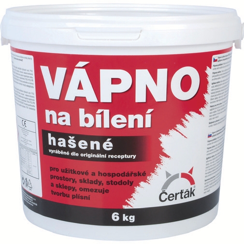 VÁPNO na bílení hašené Čerťák