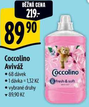 Coccolino Aviváž, 68 dávek 