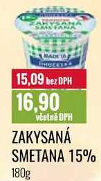 ZAKYSANÁ SMETANA 15% 180g 