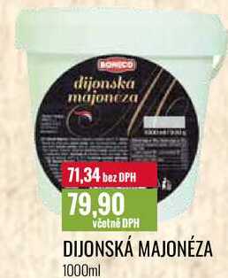 DIJONSKÁ MAJONÉZA 1000ml 