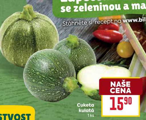 Cuketa kulatá 1ks