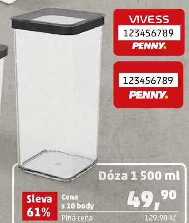 Dóza 1 500 ml 