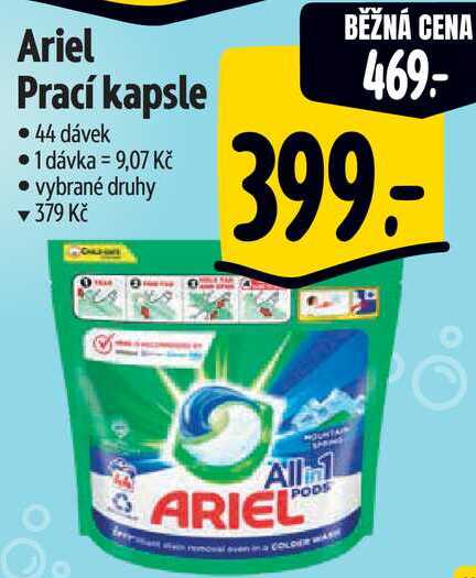 Ariel Prací kapsle, 44 dávek 