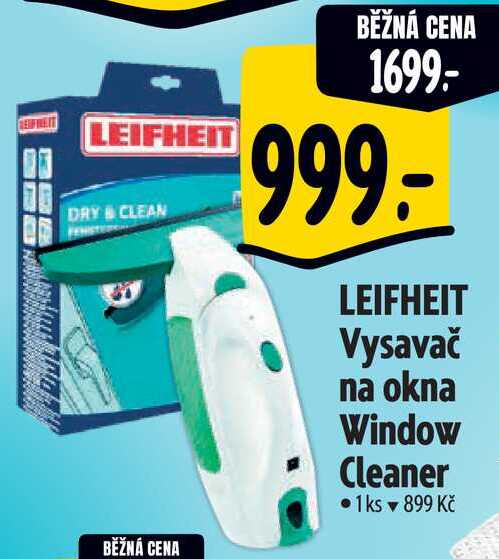 LEIFHEIT Vysavač na okna Window Cleaner 