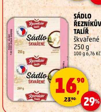 SÁDLO ŘEZNÍKŮV TALÍŘ škvařené, 250 g 