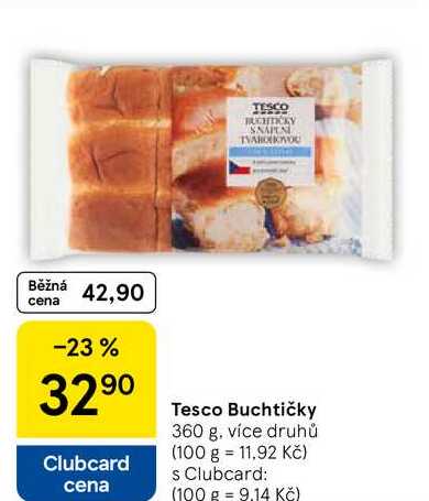 Tesco Buchtičky, 360 g, více druhů 