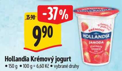 Hollandia Krémový jogurt, 150 g