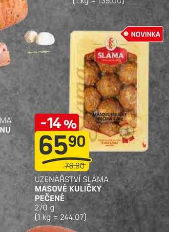 MASOVÉ KULIČKY PEČENÉ 270 g