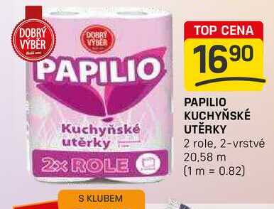 PAPILIO KUCHYŇSKÉ UTĚRKY 2 role, 2-vrstvé 20,58 m