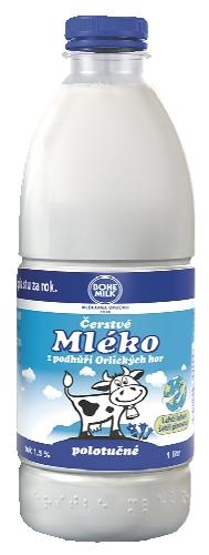 Bohemilk Čerstvé mléko, 1 l