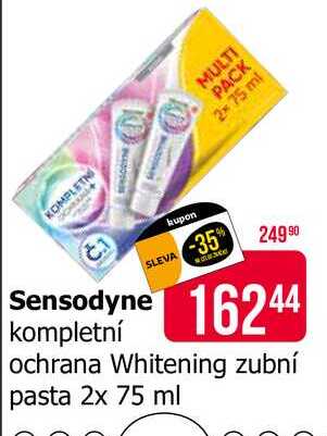 Sensodyne Whitening zubní pasta 2x 75 ml  