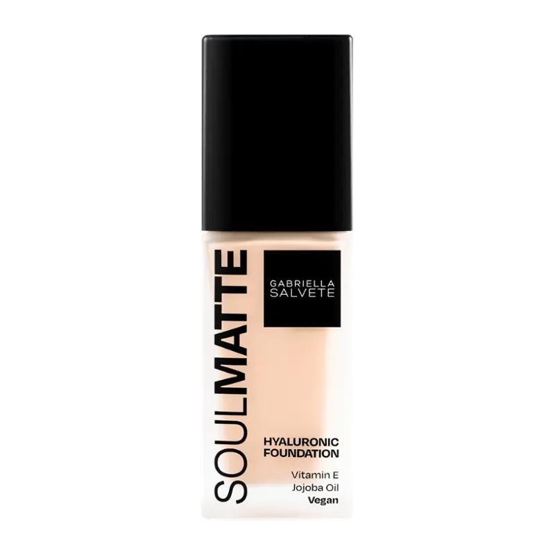 Gabriella Salvete Make-up Soulmatte Foundation Hyaluronic 02 Warm Ivory, 1 ks