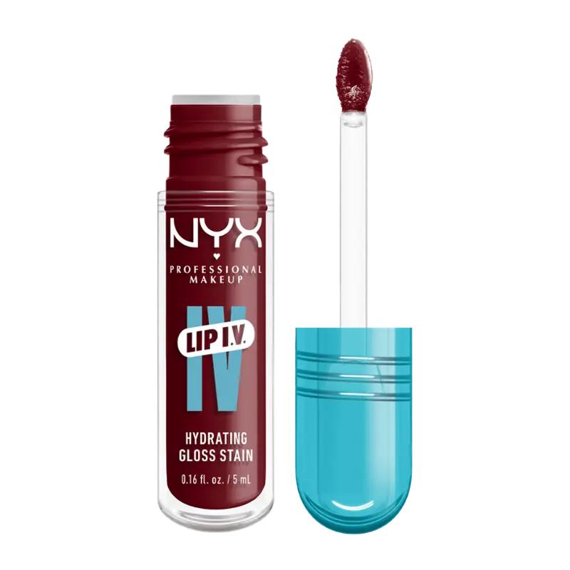 NYX Professional Makeup Lesk na rty Lip IV Hydrating Gloss Stain 13 Cranberry Splash, 1 ks