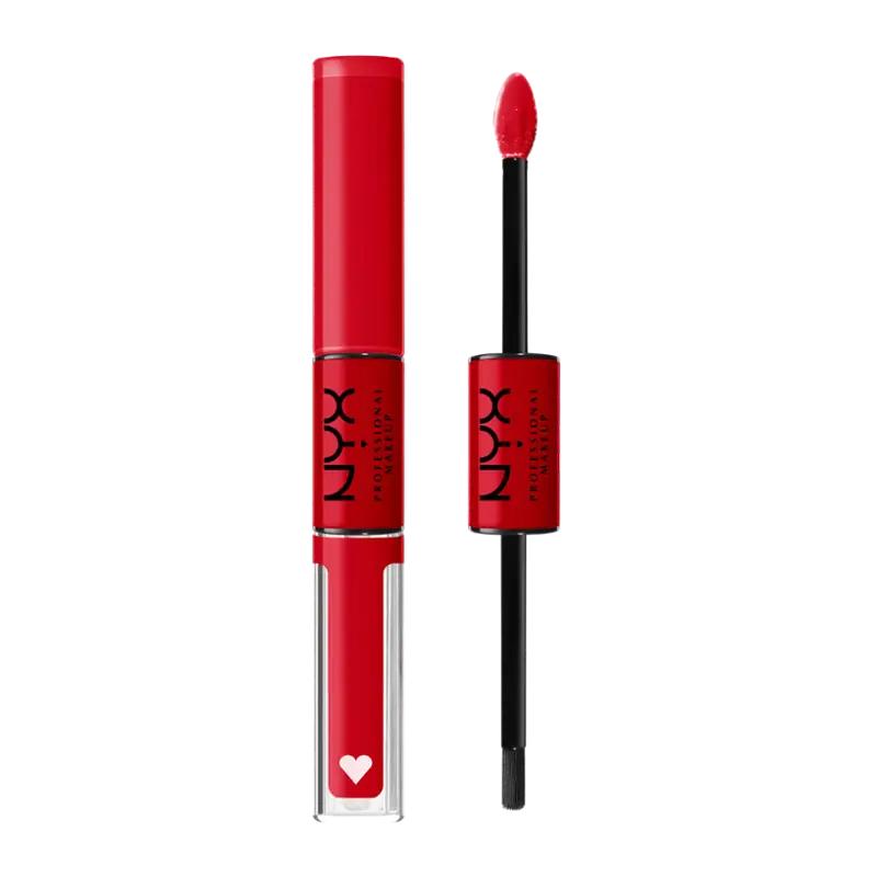 NYX Professional Makeup Rtěnka Shine Loud High Shine 17 Rebel In Red, 1 ks