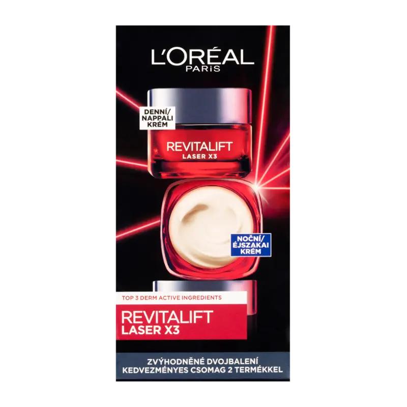 L'Oréal Pleťový krém denní a noční Duopack Revitalift Laser X3, 100 ml