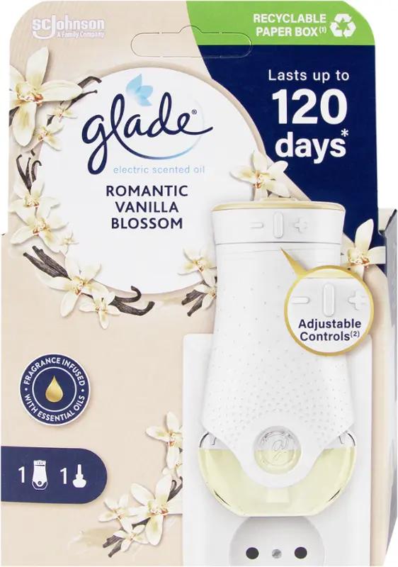 Glade Osvěžovač vzduchu elektrický tekutý Electric Scented Oil Romantic Vanilla Blossom 20 ml, 1 ks