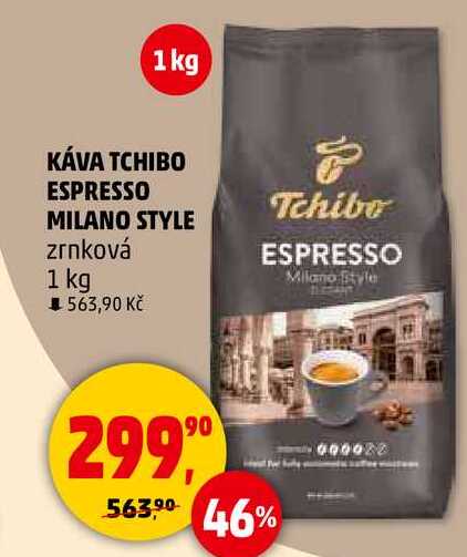 KÁVA TCHIBO ESPRESSO MILANO STYLE zrnková, 1 kg