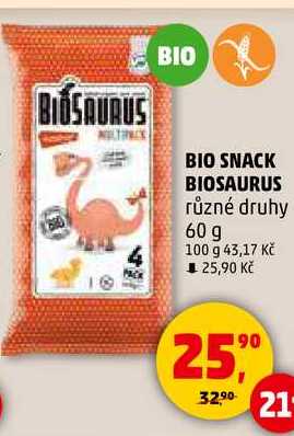 BIOSAURUS různé druhy, 60 g