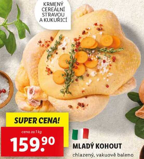 MLADÝ KOHOUT, cena za 1 kg