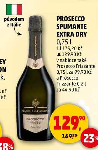 PROSECCO SPUMANTE EXTRA DRY, 0,75 l