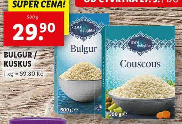 BULGUR/KUSKUS, 500 g