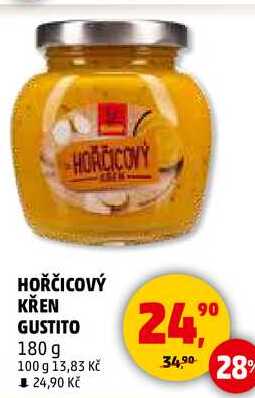 HOŘČICOVÝ KŘEN GUSTITO, 180 g