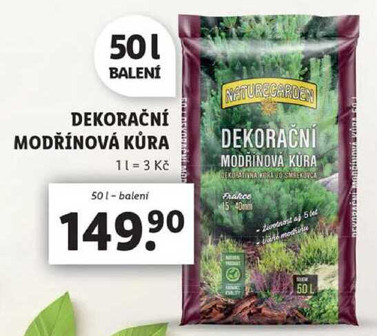 DEKORAČNÍ MODŘÍNOVÁ KŮRA, 50 l