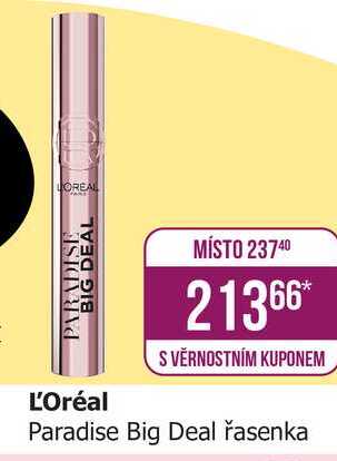 L'Oréal Paradise Big Deal řasenka 