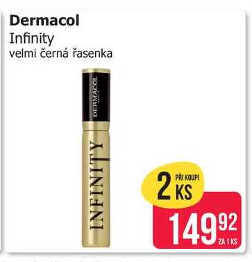 Dermacol Infinity velmi černá řasenka 