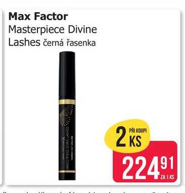 Max Factor Masterpiece Divine Lashes černá řasenka 