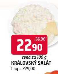 Královský salát 100g