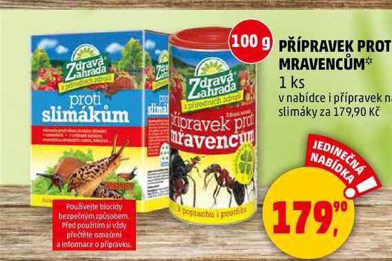 PŘÍPRAVEK PROTI MRAVENCŮM, 1 ks