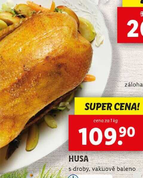 HUSA, cena za 1 kg