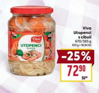 Viva Utopenci s cibuli 670/385 g 