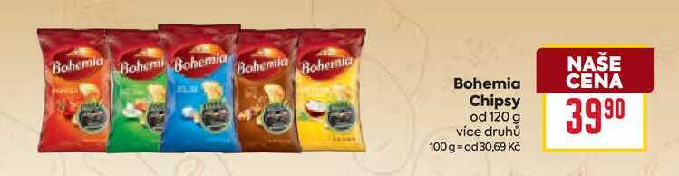 Bohemia Chipsy od 120 g