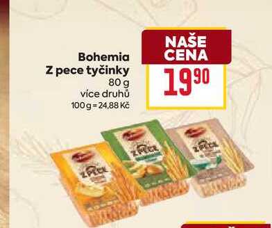 Bohemia Z pece tyčinky 80 g