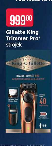 Gillette King Trimmer Pro strojek 
