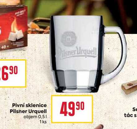 Pivní sklenice Pilsner Urquell objem 0,5l 1 ks
