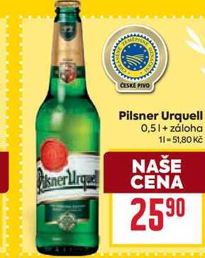 Pilsner Urquell 0,5l v akci